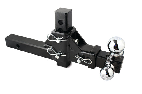 Angcosy AG15415 Adjustable Tri-Ball Hitch Mount Steel Black