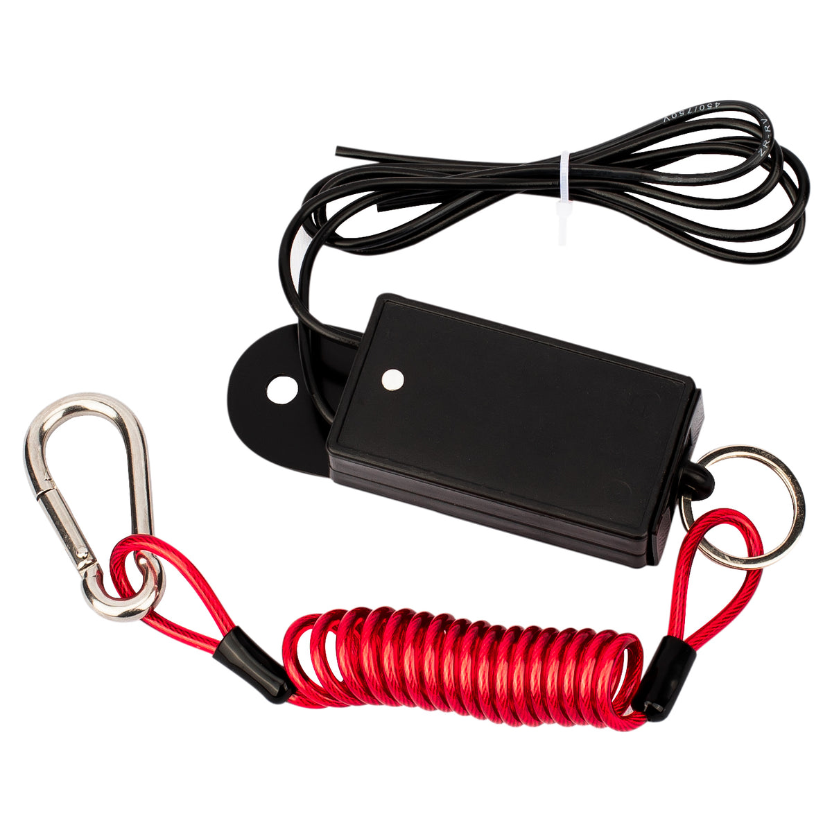 OminEco Trailer Breakaway Switch with 4 Feet Coiled Cable, Electric Brake Switch Used for RV Towing Trailer